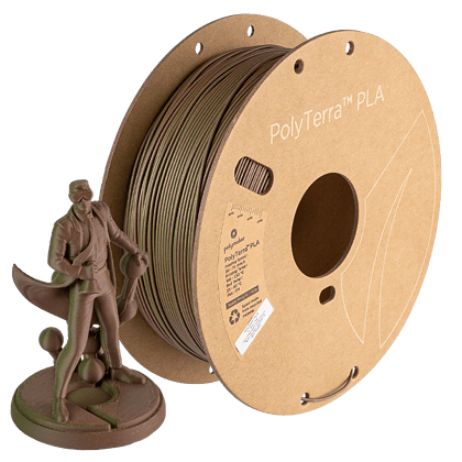 PolyTerra PLA - Verde închis + maro - PolyMaker