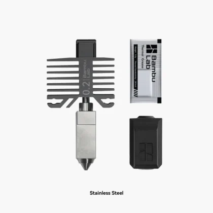 Hotend With Nozzle - Bambu Lab X1/P1P 0.2mm Stainless Steel