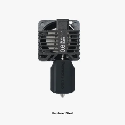 Complete hotend assembly with hardened steel nozzle 0.6 - P1 series - Complete hotend assembly with hardened steel nozzle 0.6 - P1 series - Bambu Lab