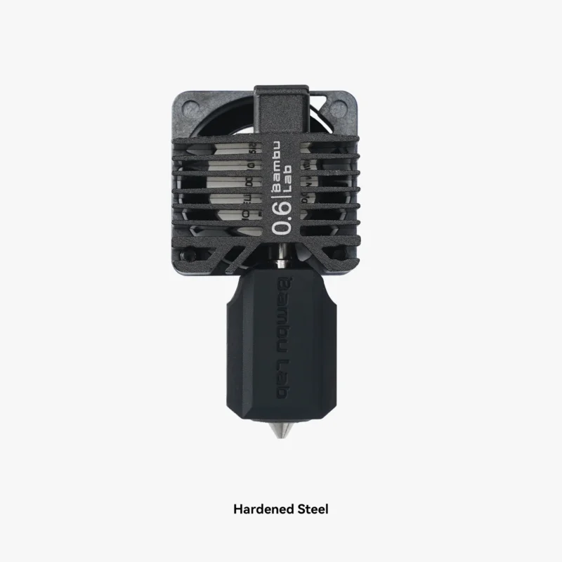 Complete hotend assembly with hardened steel nozzle 0.6 - P1 series - Complete hotend assembly with hardened steel nozzle 0.6 - P1 series - Bambu Lab