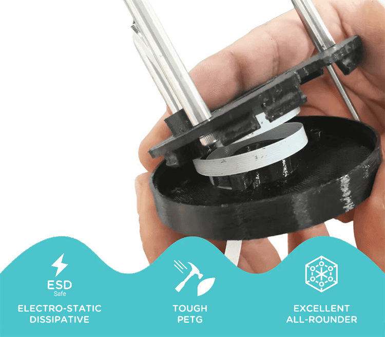PolyMax PETG - ESD - 500 g - black - POLYMAKER - Image 6