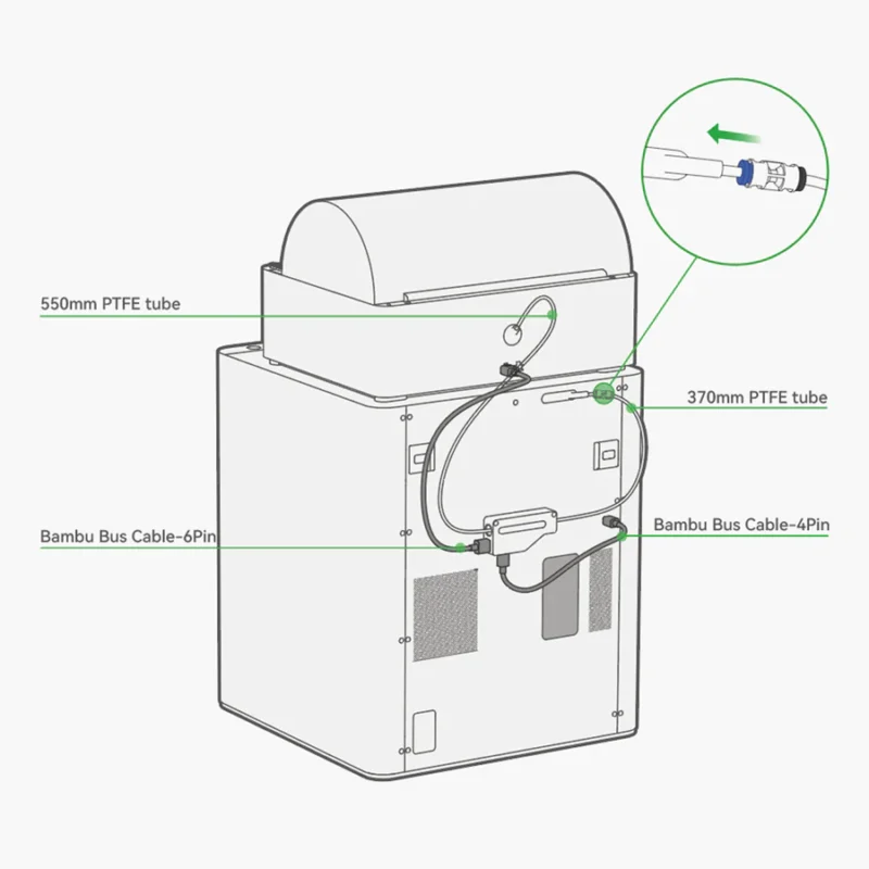 PTFE tube for X1 Series & P1S - Bambu Lab - Image 2