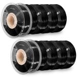 PETG Refill HS Black Super 10pcs+2 Master Spool AzureFilm