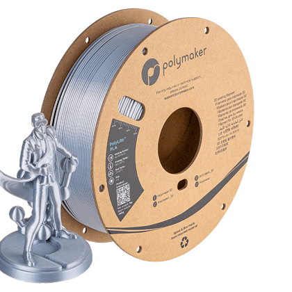 PolyLite Silk PLA - Silver