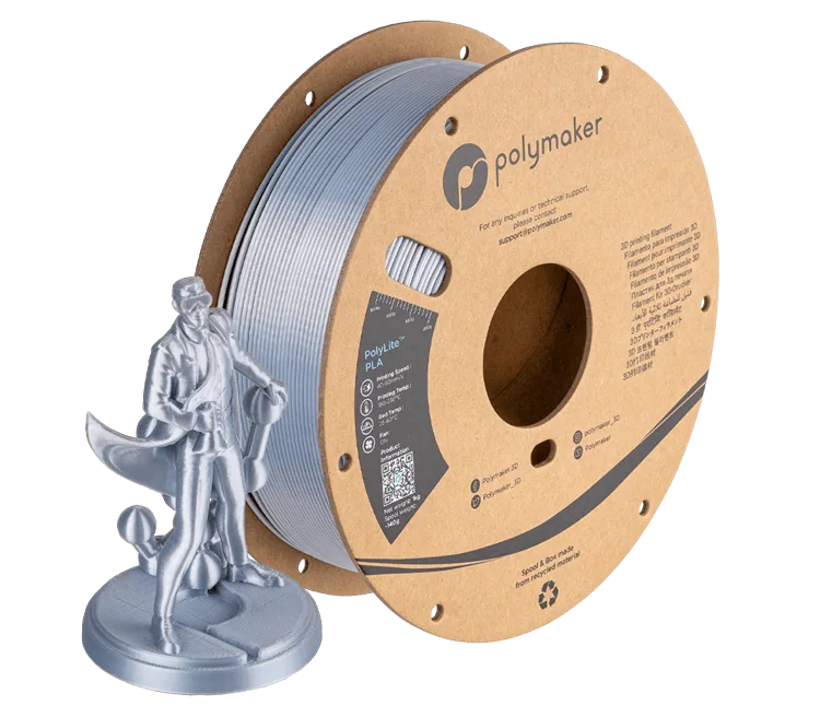PolyLite Silk PLA - Silver