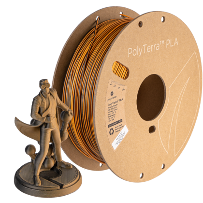 PolyTerra PLA Orange Shadow Orange-Black 1000g Polymaker