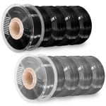 PETG Refill HS Black & Grey Super 10pcs+2 Master Spool AzureFilm