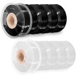 PETG Refill HS Black & White Super 10pcs+2 Master Spool AzureFilm