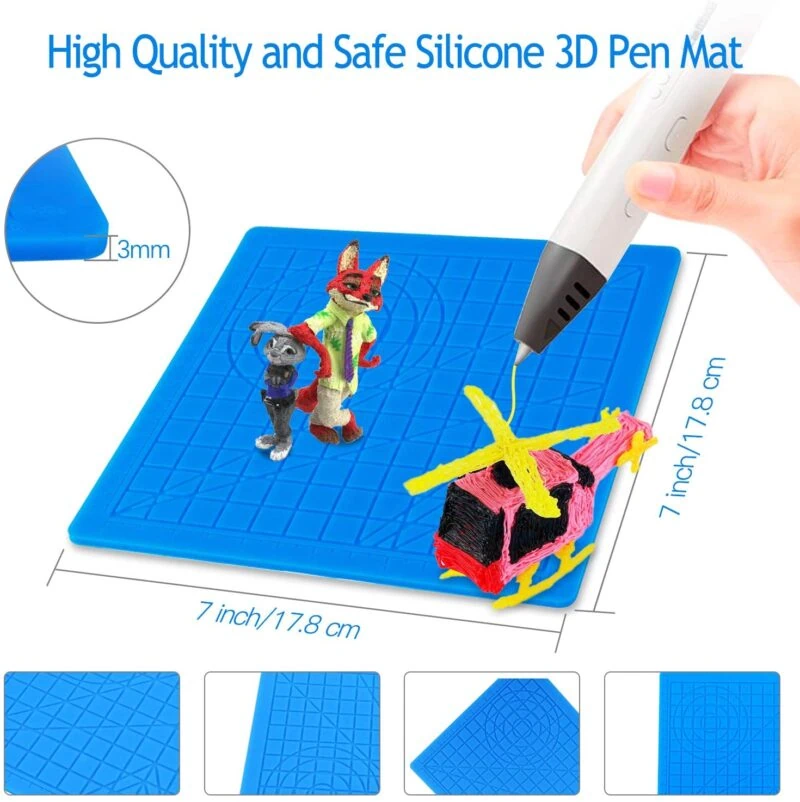Silicone mat for making shapes with 3D pen - Image 4