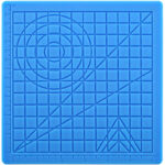 Silicone mat for making shapes with 3D pen
