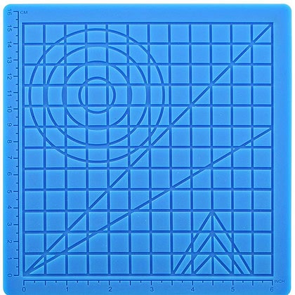 Silicone mat for making shapes with 3D pen