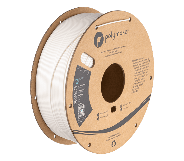PolyLite ABS - white - white - Polymaker