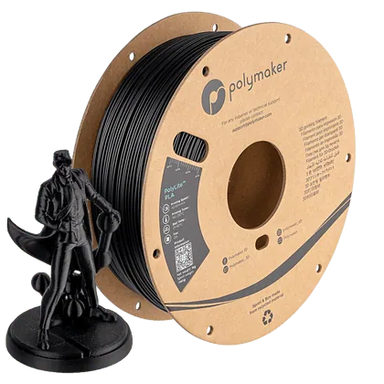 PolyLite PLA - black - black - Polymaker