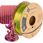PolyLite PLA-AUBERGINE SILK LIME-MAGENTA