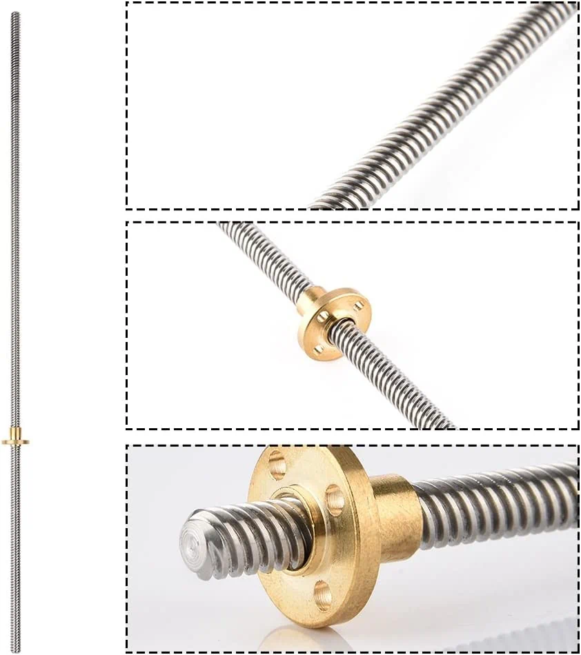 Lead Screw T8 2 500 mm (D2/D8)