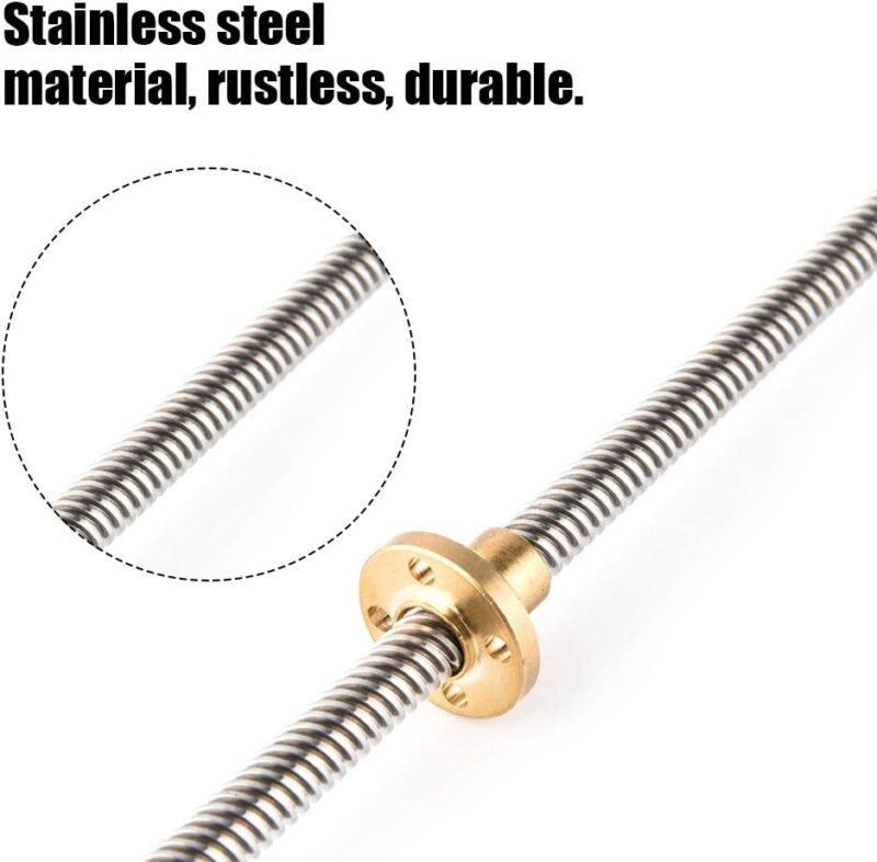 Lead Screw T8 2 500 mm (D2/D8)