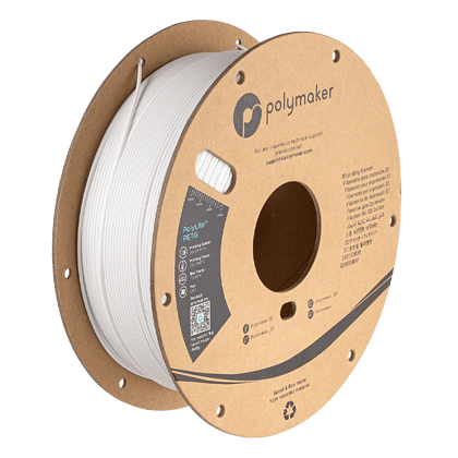 PolyLite™ PETG - white POLYMAKER filament