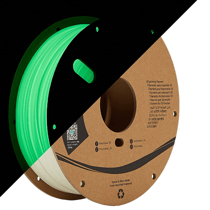 PolyLite PLA - Glow in the dark (green) - PolyTerra
