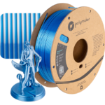 PolyLite PLA-Beluga Silk Silver-Blue
