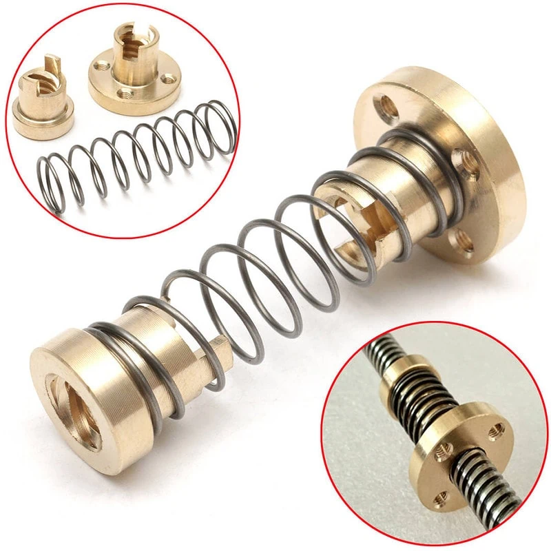 Anti-backlash nut T8 2mm - Image 2