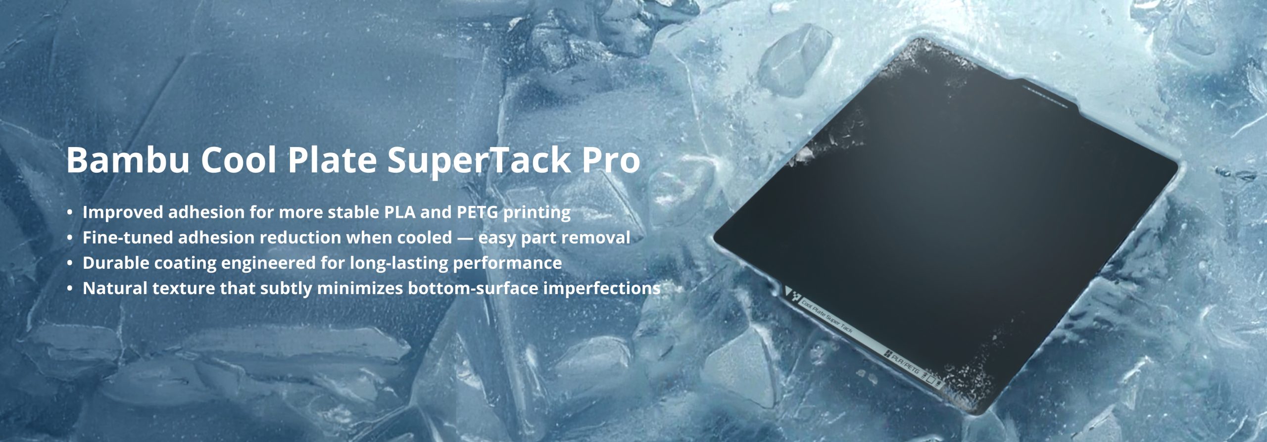 Cool Plate - SuperTrack Pro - H2C - Bambu Lab