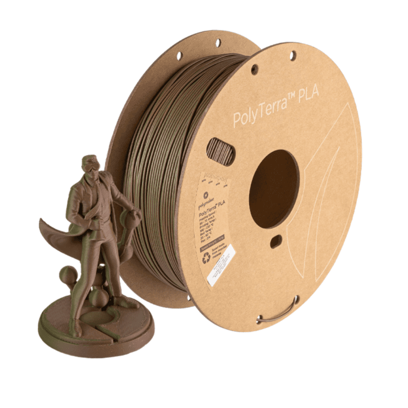 PolyTerra PLA - Dark green + brown- PolyMaker