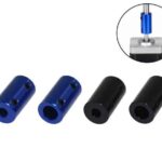 Aluminium shaft coupling - D14L25 - 5x8 - black