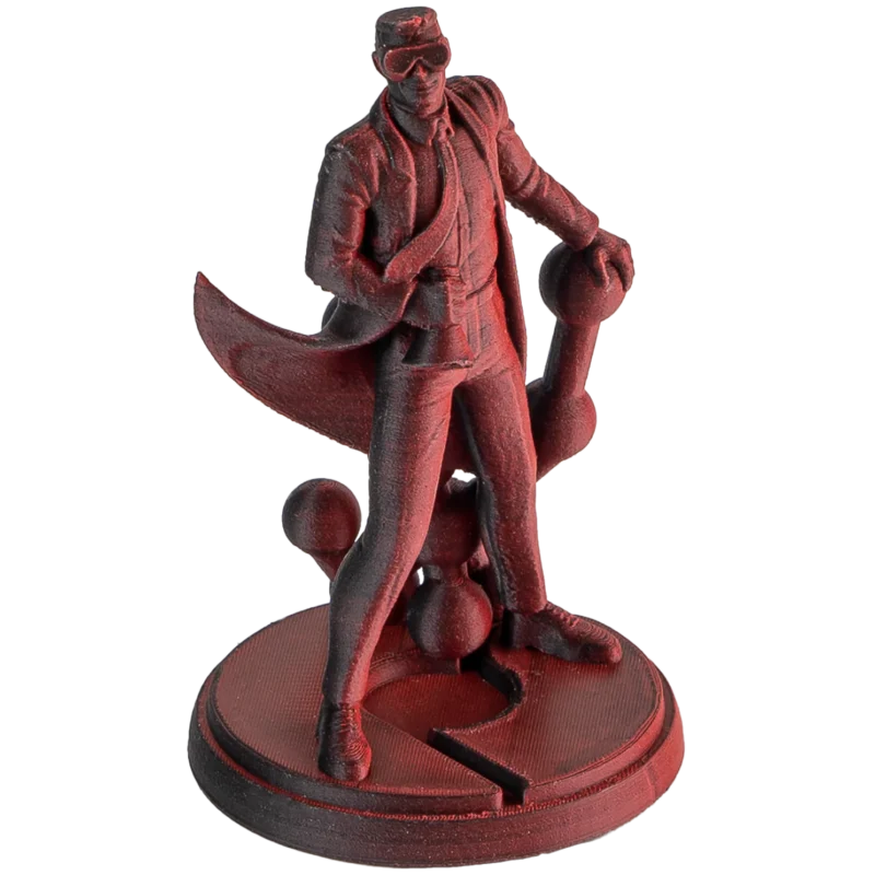 Panchroma Matte PLA - Red Shadow ( Black/Red) - Polymaker - Image 3