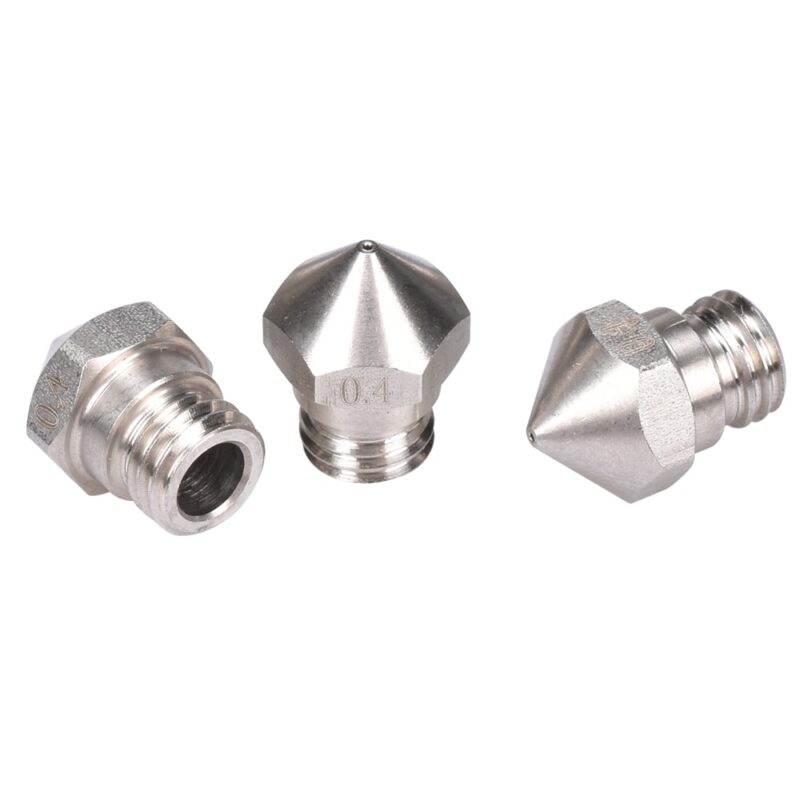 MK10 stainless steel nozzle with M7 0.8mm thread - Image 3