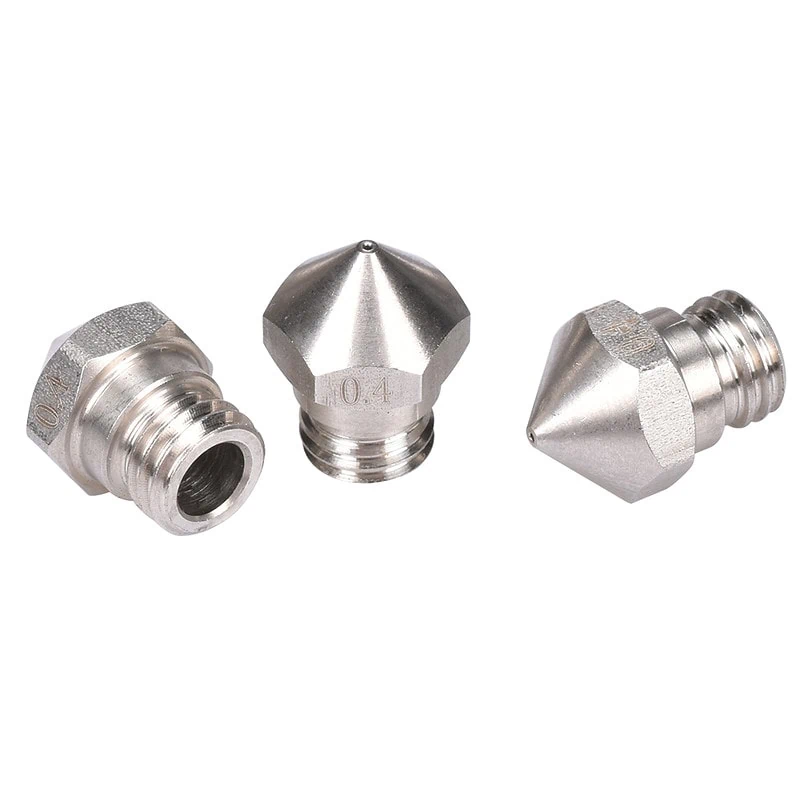 MK10 stainless steel nozzle with M7 0.8mm thread - Image 3