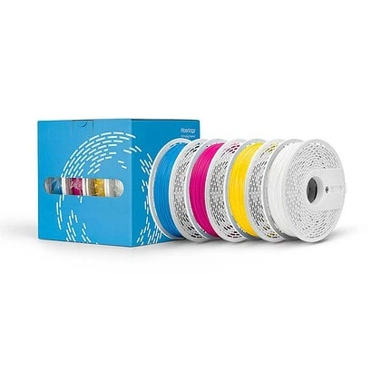 Easy Pla CMYK Pack - Set of 4 PLA colours - blue , pink , yellow , white - Fiberlogy