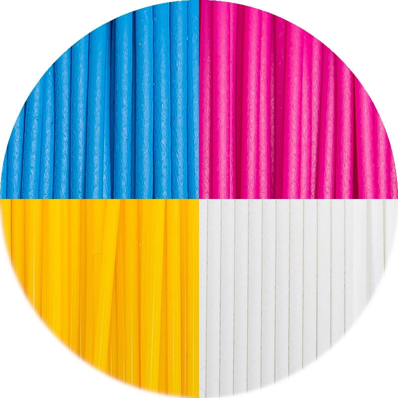 Easy Pla CMYK Pack - Set of 4 PLA colours - blue , pink , yellow , white - Fiberlogy - Image 4