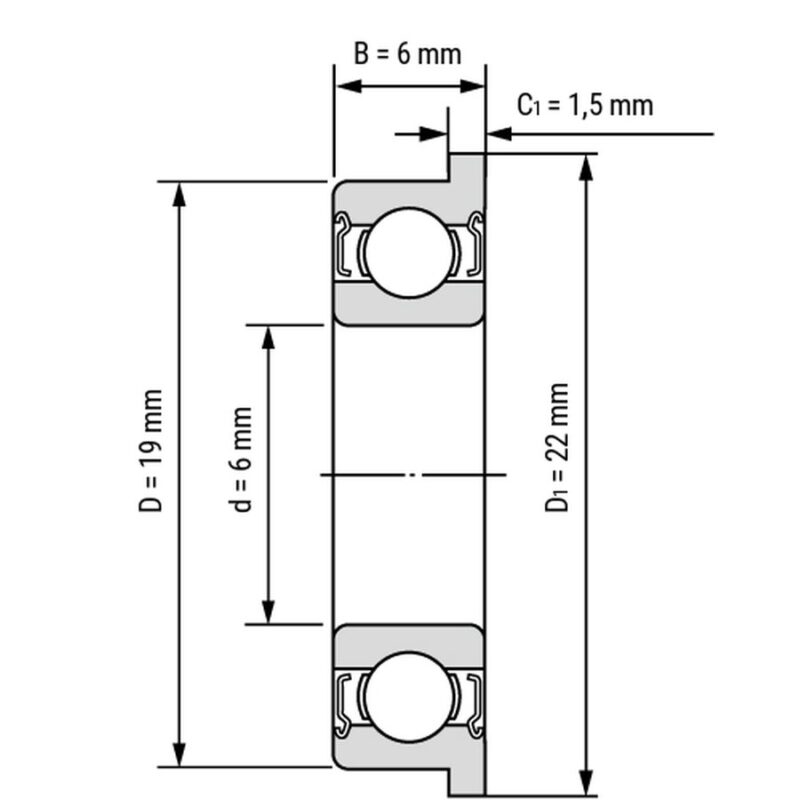 Bearings F626ZZ - Image 3