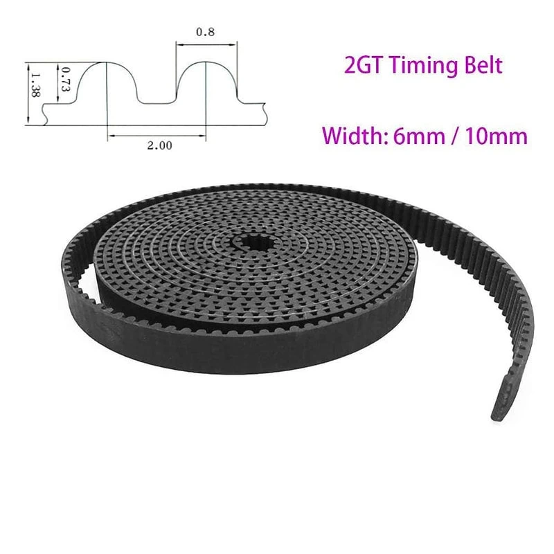 GT2 anchor belt 10 mm (Rubber with fiberglass) - Image 5