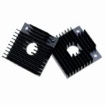 Алуминиев радиатор за стъпков мотор Nema 17- черен