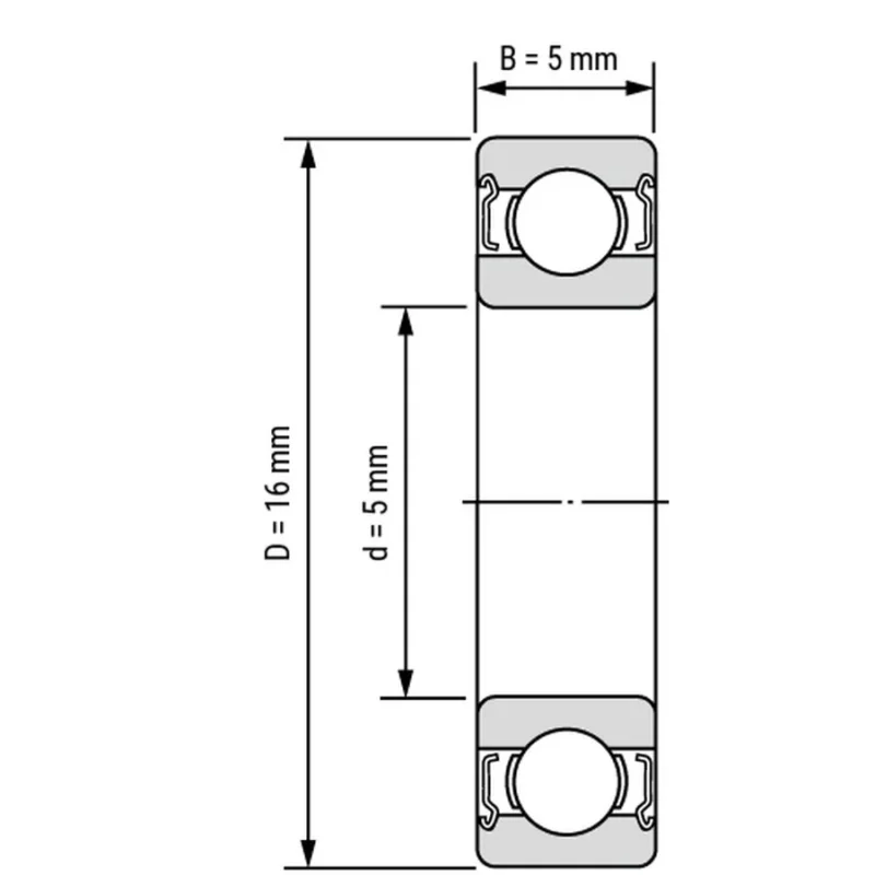 Bearings 625ZZ - Image 2
