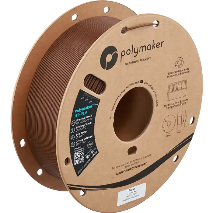 HT PLA Brown 1000g Polymaker