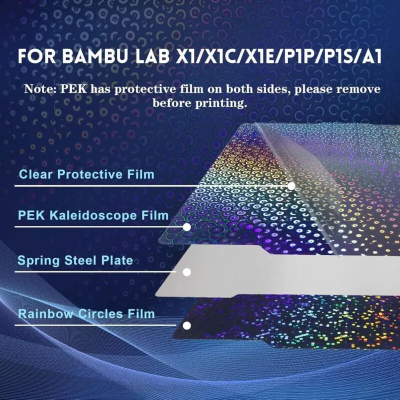PEK pad for Bambu Lab 257x257 - Image 2
