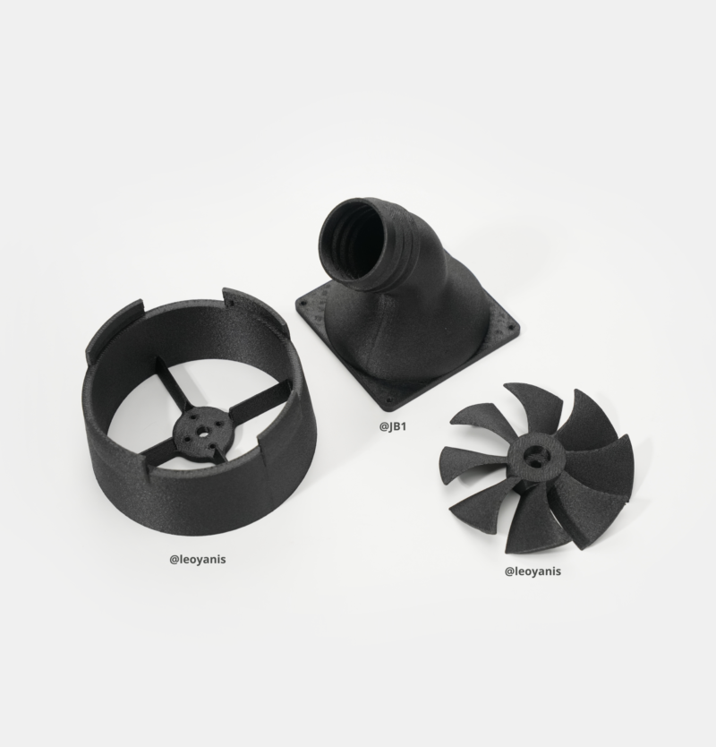 PET - CF - with spool - Black - 500g. - Bambu Lab - Image 2