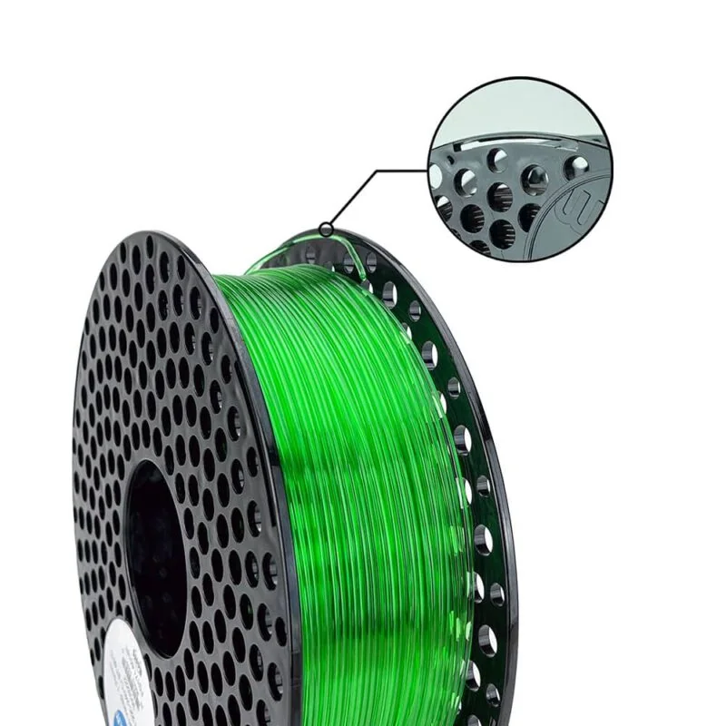 PETG Transparent Green - Azurefilm - Image 2