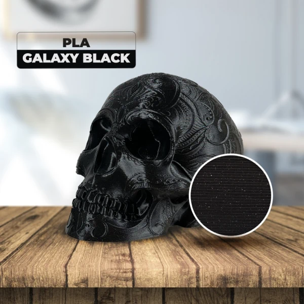 PLA Filament - Galactic Black - AzureFilm (made in EU) - Image 4