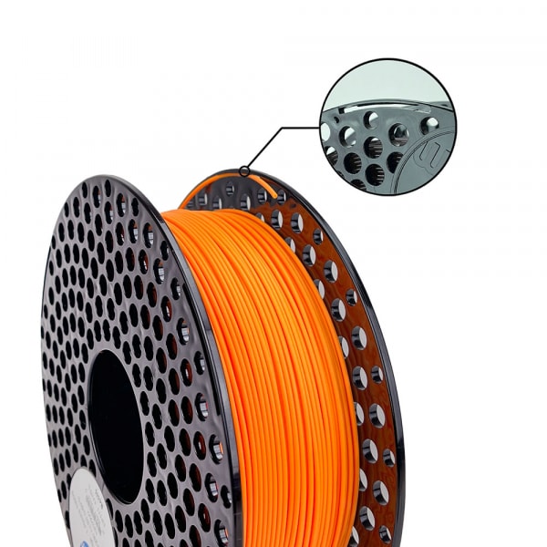 PLA Neon Orange 1000g AzureFilm - Image 3