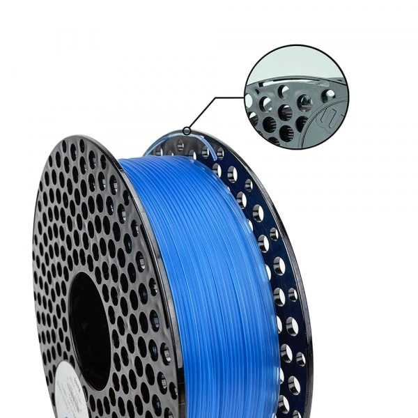 PLA Transparent Blue 1000g AzureFilm - Image 3