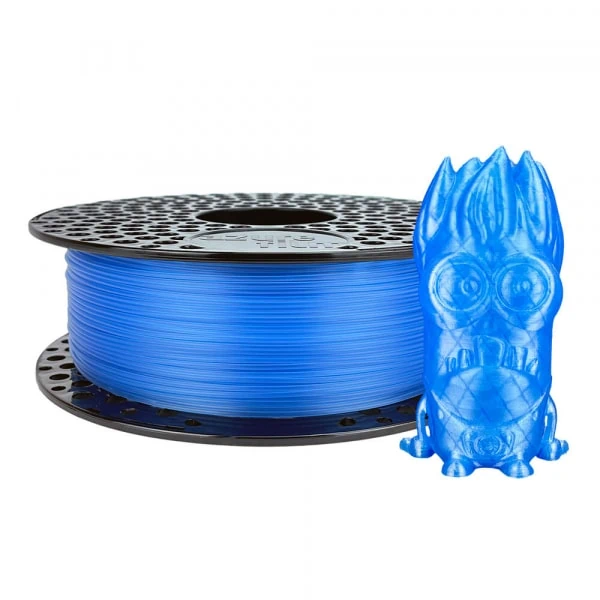 PLA filament - transparent blue
