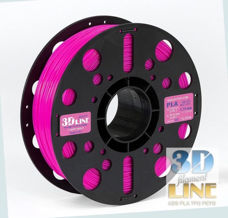 PLA - Intense Pink 2 3DLine (made in Bulgaria)