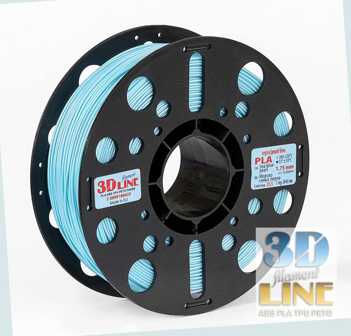 PLA - Морско синя перла 3DLine (произведено в България)