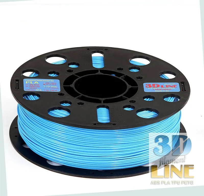 PLA - Sky Blue 3DLine (made in Bulgaria) - Image 2