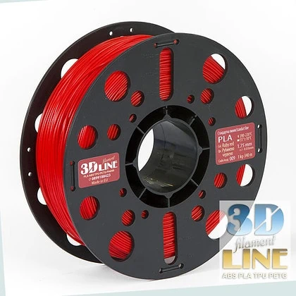 PLA - Ruby Red 3DLine (made in Bulgaria)
