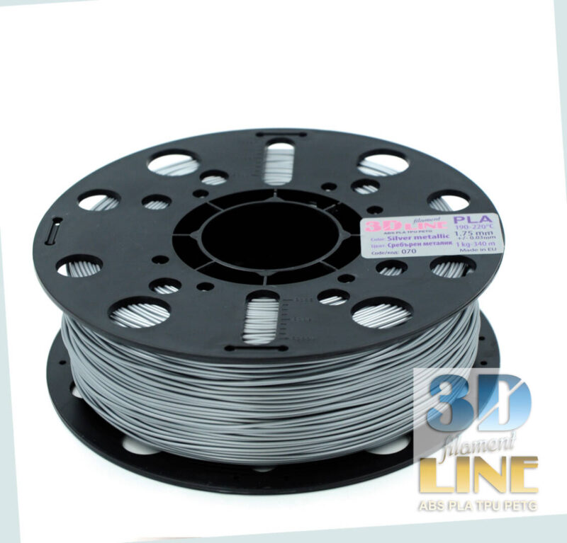 PLA - metallic silver 3DLine (made in Bulgaria) - Image 2