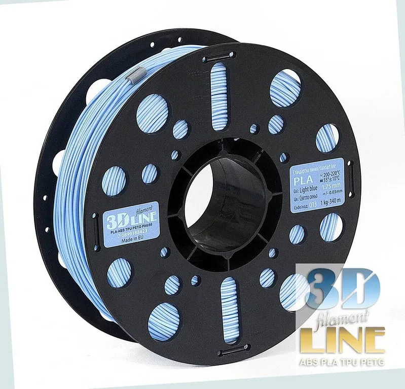 PLA - Light Blue 3DLine (made in Bulgaria)